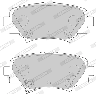 Brake Pad Set, disc brake PREMIER ECO FRICTION FDB4700