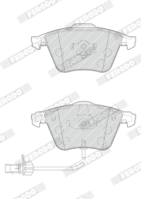 Brake Pad Set, disc brake PREMIER ECO FRICTION FDB1827
