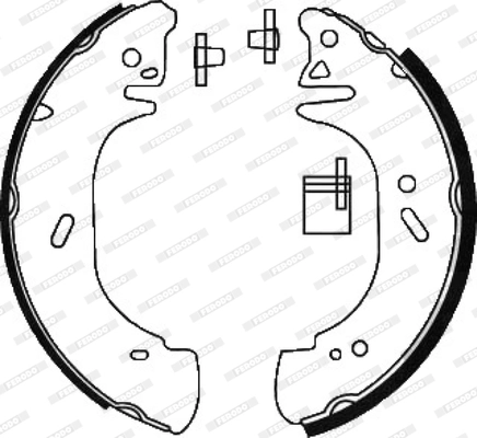 FERODO FSB618 Brake Shoe Set