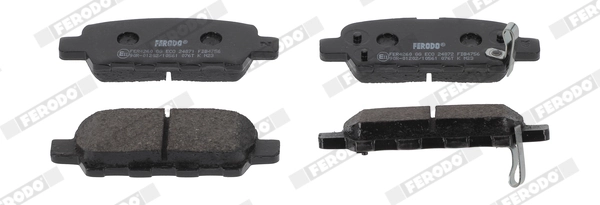 Brake Pad Set, disc brake PREMIER ECO FRICTION FDB4756