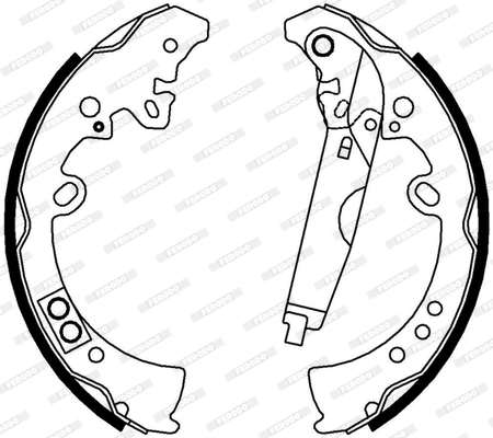 Brake Shoe Set PREMIER FSB4010