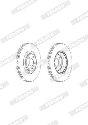 Brake Disc PREMIER DDF1987C-1