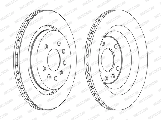 Brake Disc PREMIER DDF1289C