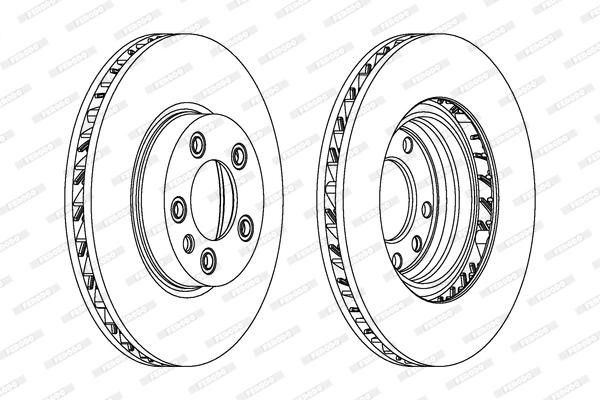 Brake Disc PREMIER DDF1591RC-1
