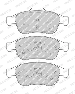 Brake Pad Set, disc brake PREMIER ECO FRICTION FDB4953