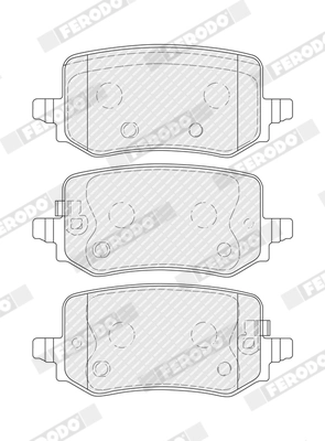 Brake Pad Set, disc brake PREMIER ECO FRICTION FDB5459