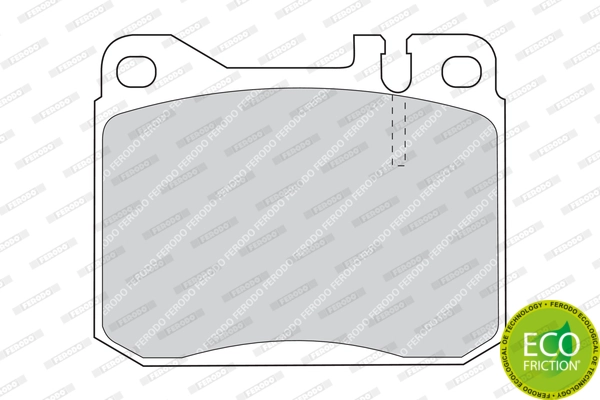 Brake Pad Set, disc brake PREMIER ECO FRICTION FDB143