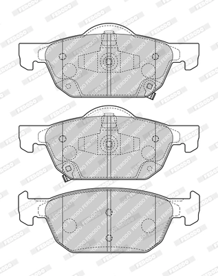 Brake Pad Set, disc brake PREMIER ECO FRICTION FDB4868