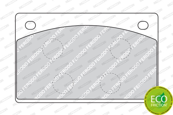 FERODO FDB1296 Brake Pad Set, disc brake