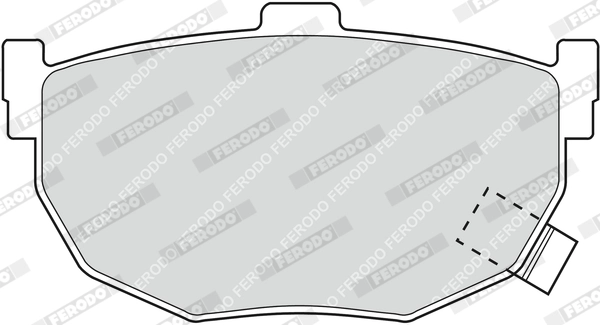 Brake Pad Set, disc brake PREMIER ECO FRICTION FDB638