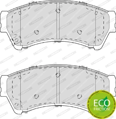Brake Pad Set, disc brake PREMIER ECO FRICTION FDB4062