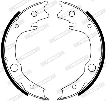 Brake Shoe Set, parking brake PREMIER FSB4014