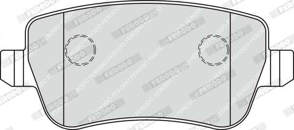 Brake Pad Set, disc brake PREMIER FDB1797