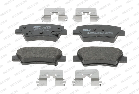 Brake Pad Set, disc brake PREMIER FDB4833