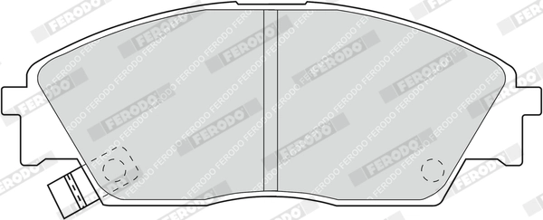 Brake Pad Set, disc brake PREMIER ECO FRICTION FDB598