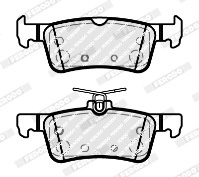 Brake Pad Set, disc brake PREMIER ECO FRICTION FDB5185