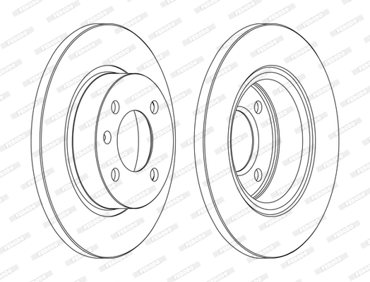 Brake Disc PREMIER DDF1283C