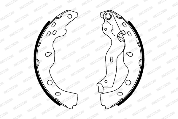 Brake Shoe Set PREMIER FSB691