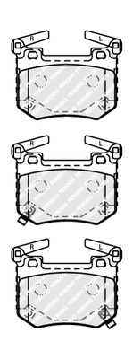 Brake Pad Set, disc brake PREMIER ECO FRICTION FDB5150