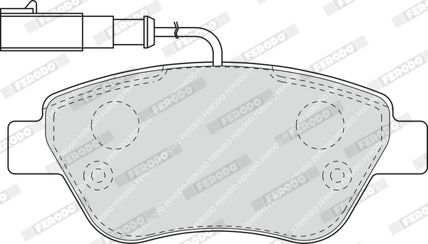 Brake Pad Set, disc brake PREMIER ECO FRICTION FDB1466