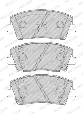 FERODO FDB5045 Brake Pad Set, disc brake