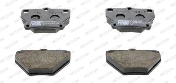 Brake Pad Set, disc brake PREMIER ECO FRICTION FDB1395