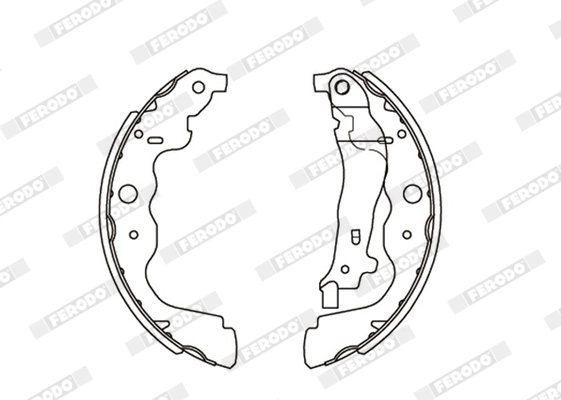 Brake Shoe Set PREMIER FSB4031