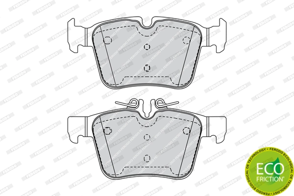 Brake Pad Set, disc brake PREMIER ECO FRICTION FDB4487