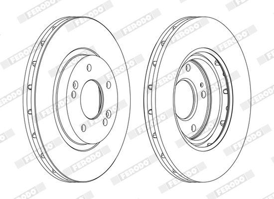 Brake Disc PREMIER DDF1292C