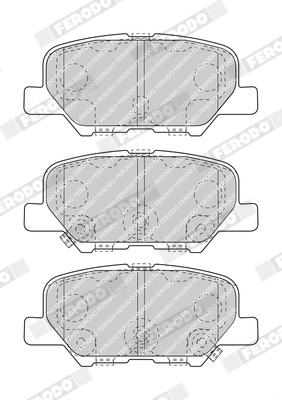 Brake Pad Set, disc brake PREMIER ECO FRICTION FDB4739