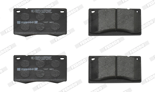 Brake Pad Set, disc brake PREMIER ECO FRICTION FDB813