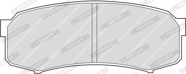 Brake Pad Set, disc brake PREMIER ECO FRICTION FDB1021