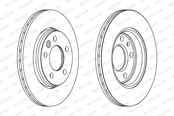 Brake Disc PREMIER Coat+ disc DDF1286C