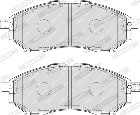 Brake Pad Set, disc brake PREMIER ECO FRICTION FDB4177