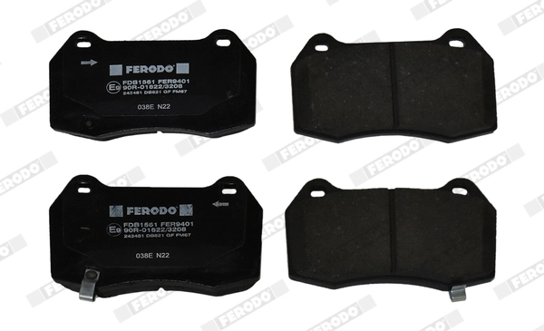 Brake Pad Set, disc brake PREMIER FDB1561