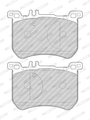 Brake Pad Set, disc brake FUSE+ Technology FDB5012