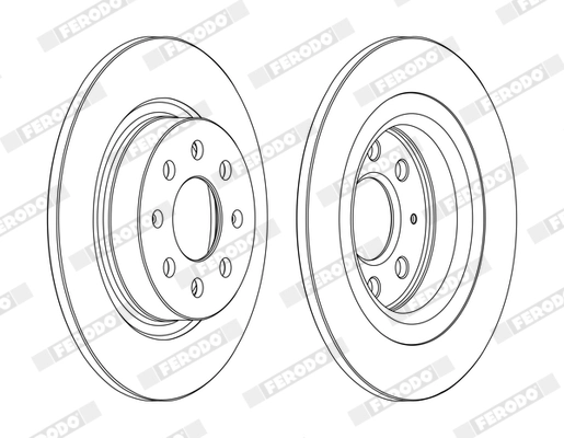 Bremsscheibe PREMIER DDF1299C