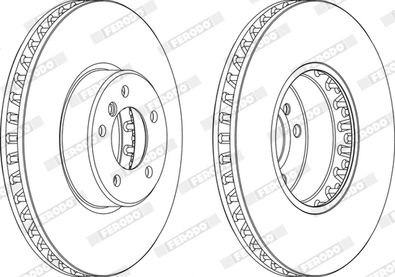 Brake Disc PREMIER Coat+ disc DDF1867C-1