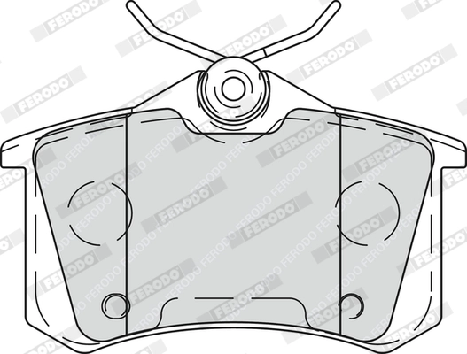 Brake Pad Set, disc brake PREMIER ECO FRICTION FDB4260