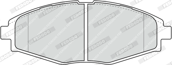 Brake Pad Set, disc brake PREMIER ECO FRICTION FDB1337