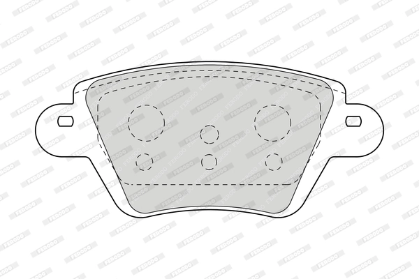 Brake Pad Set, disc brake PREMIER FDB1380