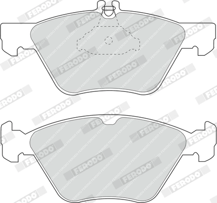Brake Pad Set, disc brake PREMIER ECO FRICTION FDB1050