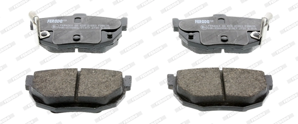 Brake Pad Set, disc brake PREMIER ECO FRICTION FDB638
