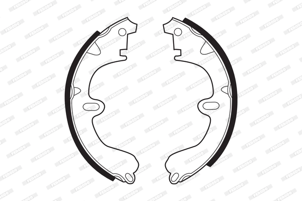 Brake Shoe Set PREMIER FSB208