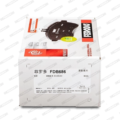 Brake Pad Set, disc brake PREMIER ECO FRICTION FDB686