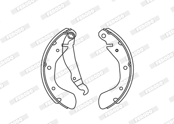Brake Shoe Set PREMIER FSB335