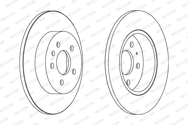 Brake Disc PREMIER DDF1423C