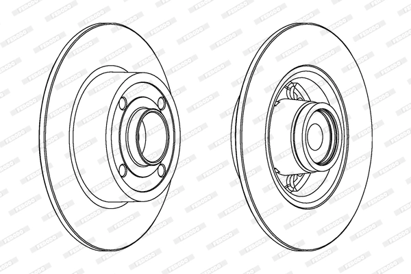 Brake Disc PREMIER DDF1571-1