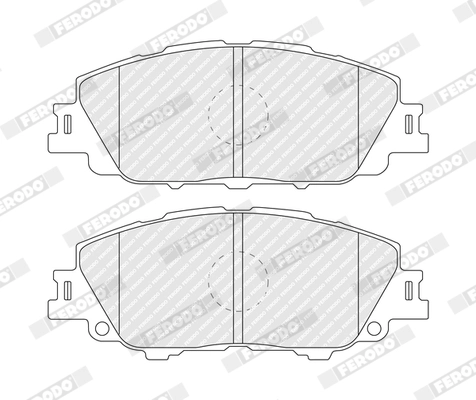 Brake Pad Set, disc brake PREMIER ECO FRICTION FDB5520