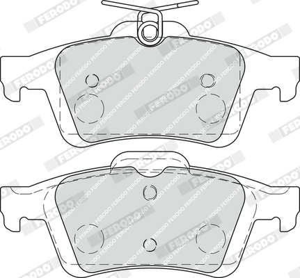 Brake Pad Set, disc brake PREMIER ECO FRICTION FDB1931